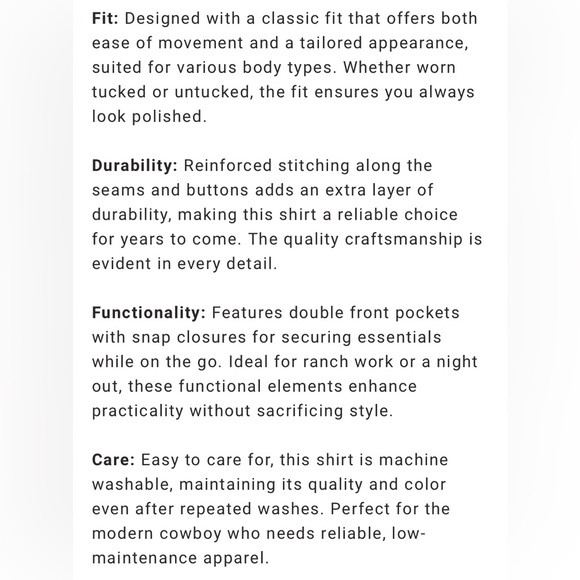 Rock & Roll Cowboy Shirt - Picture 7 of 12